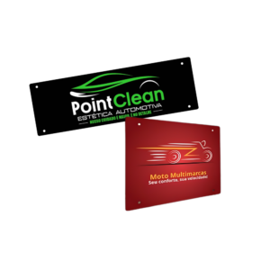 Cobre Placa Personalizado | CARRO/MOTO | PAR (2 unidades)